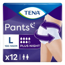Tena Підгузки-трусики для дорослих Pants Plus Night нічні розмір Large 12 шт (7322540839920)