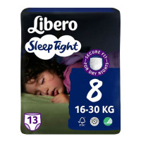 Libero Підгузки-трусики Sleep Tight 8 (16-30 кг) 13 шт (7322541193854)