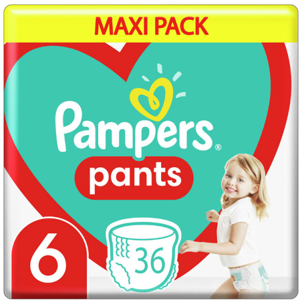 Pampers Подгузники - трусики Pants Giant 6 (15+ кг) 36 шт 8006540069028