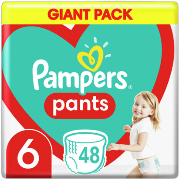 Pampers Підгузки-трусики Pants 6 (15+ кг) 48шт. (Унісекс) 8006540069202