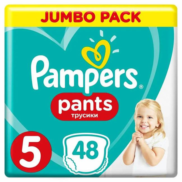 Pampers Підгузки-трусики Pants Junior 5 (12-18 кг) 48шт. (Унісекс) 4015400672906 / 8006540069325