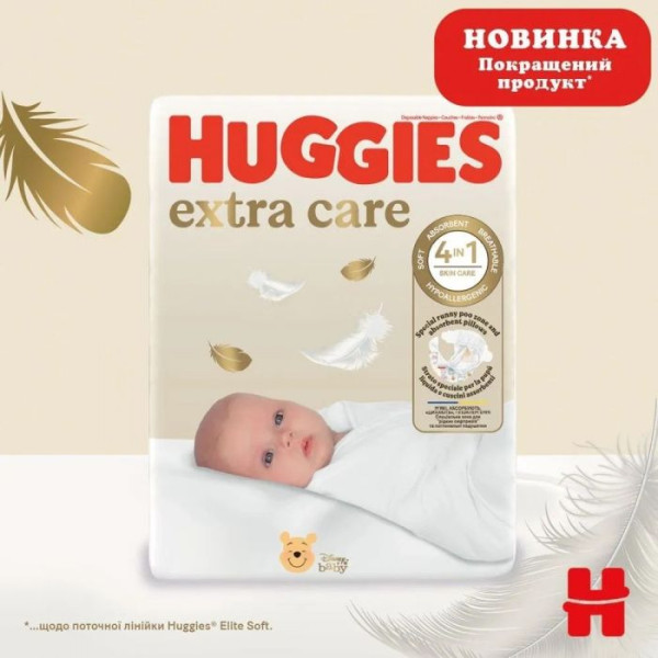 Huggies Підгузки Extra Care (8-14кг) 60 шт (4) 5029053578118