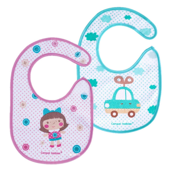 Canpol Слинявчик бавовняний Toys (15/109) колір асорт.