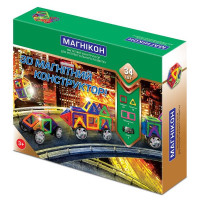 Магнікон 3D магнітний конструктор, 34 дет. (МК-34)