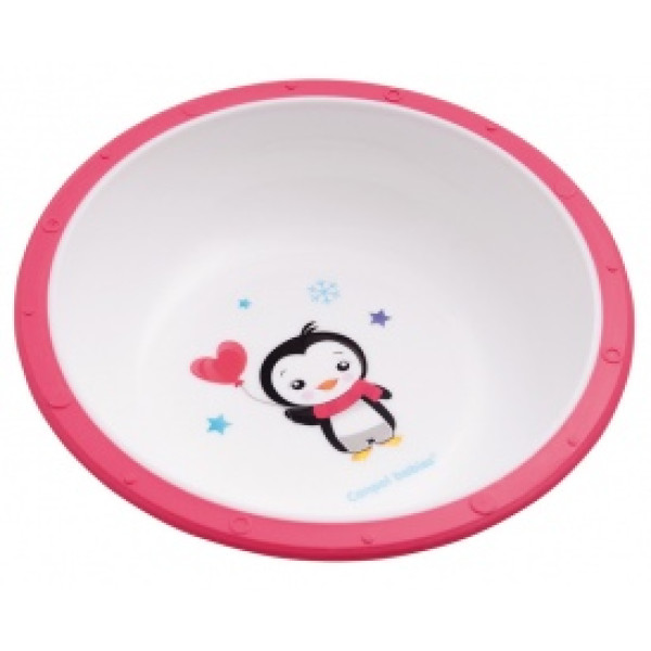 Canpol Тарілка-миска пластикова з антиковзним дном (4/416) колір в асорт.
