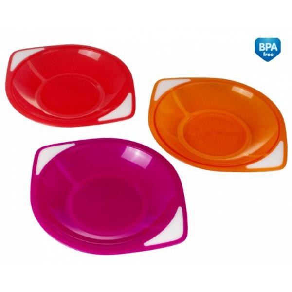 Canpol Набір тарілок для дівчаток (3 штуки) - 31/401