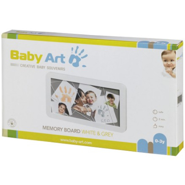 Baby Art Memory Board White/Grey Рамка пам'яті (34120125 )