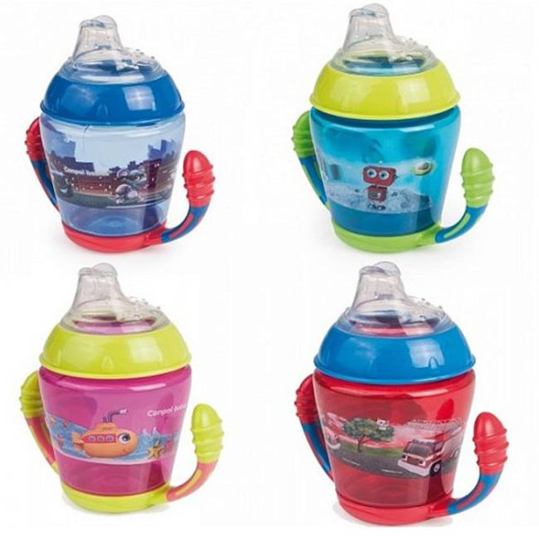 Canpol Чашка непроливайка Веселий транспорт 56/502