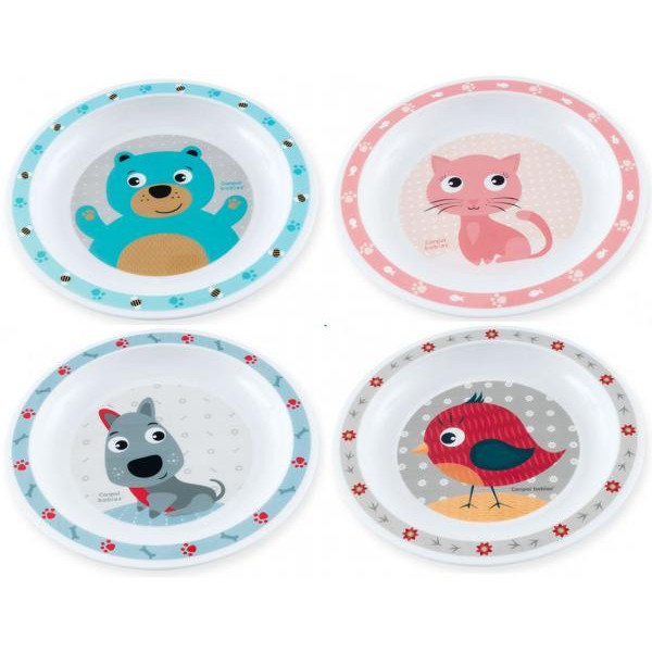 Canpol Тарілка пластикова дрібна Smile 4/411