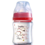 BabyOno Пляшечка скляна з широкою шийкою 120 мл (1341) (колір в асорт.)