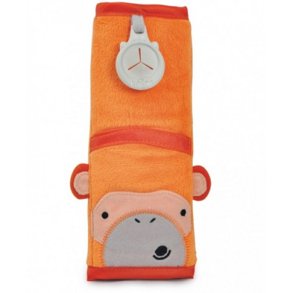 Trunki Накладка-чохол на ремінь безпеки SeatBelt Pad Monkey TRUA-0107 (помаранчева) 5055192201075