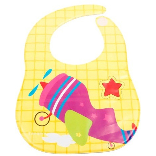 Lindo Слинявчик на липучці Ф 930 з прозорою кишенею 4890210009308 (в асорт)