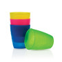 Nuby Набір стаканчиків, 4 шт., 300 мл.(12+м) 65662 (0048526656622)
