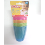 Nuby Набір стаканчиків, 4 шт., 300 мл.(12+м) 65662 (0048526656622)