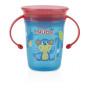 Nuby Чашка-Непроливайка 360°, з ручками та кришкою, 240мл, 6+ 10410/NV0414001 (голуба) 2000127070212