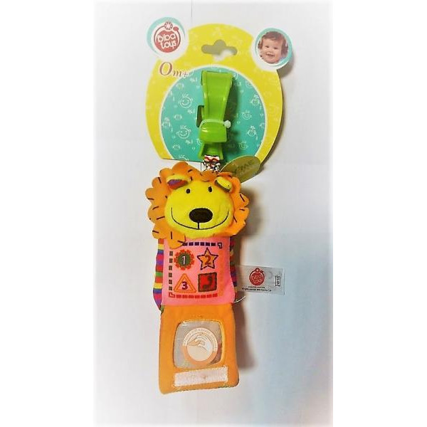 Biba Toys Активна іграшка-підвіска Мобільний Телефон (бегемот/лев/слон) 620JF (4897011366203)