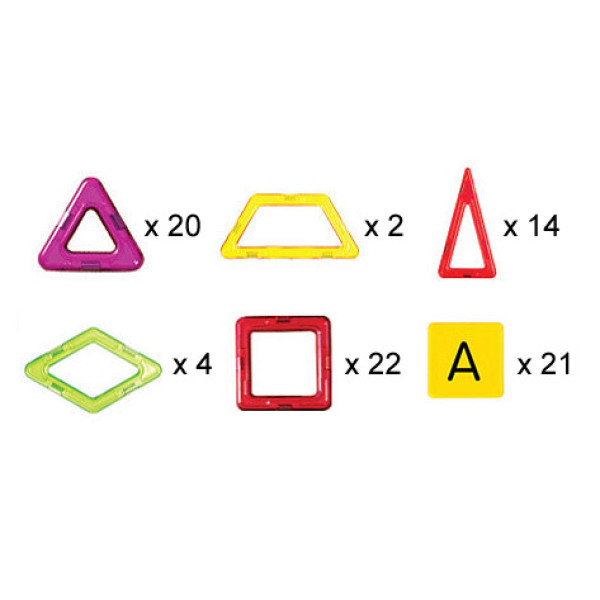 Магнікон 3D магнітний конструктор, 83 деталей (МК-83)