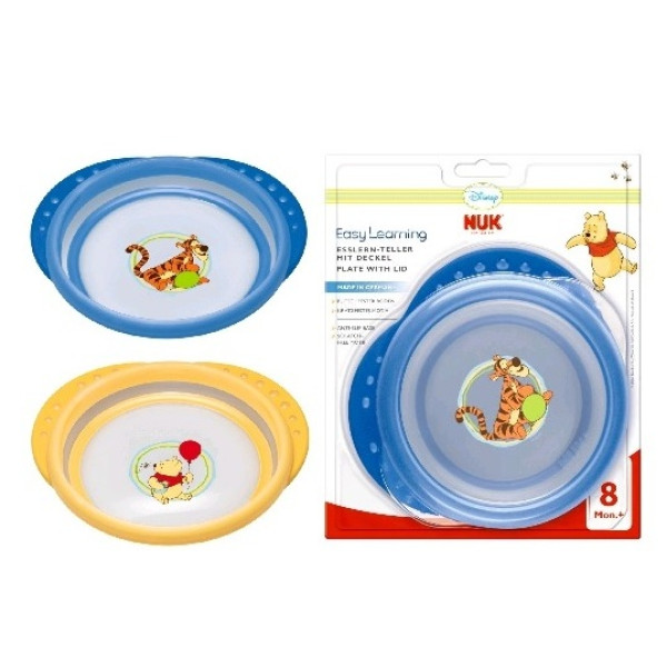 Nuk Тарілка з кришкою Дісней Easy Learning Колір асорт. 4008600141532