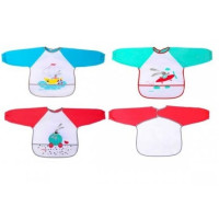 BabyOno Фартух з довгим рукавом та застібкою (837) колір в асорт. 5901435407295
