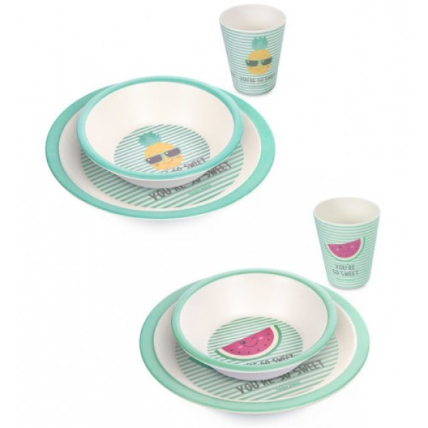 Canpol Набір посуду бамбуковий SO COOL (3 елементи) 9/226 (в асорт.)