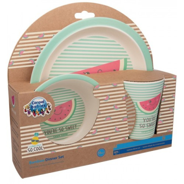 Canpol Набір посуду бамбуковий SO COOL (3 елементи) 9/226 (в асорт.)