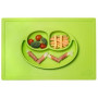 EZPZ - Силіконова тарілка Happy Mat, колір Lime 858178005231