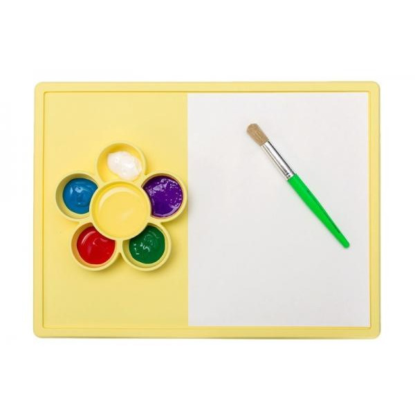 EZPZ - Силіконовий килимок flower play mint 858178005866