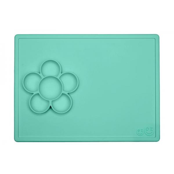 EZPZ - Силіконовий килимок flower play mint 858178005866