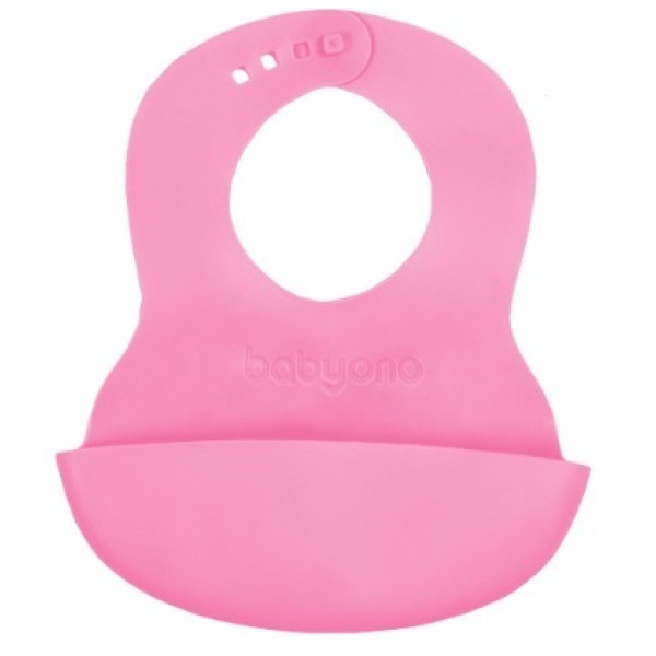 BabyOno м'який нагрудник з регульованою застібкою (колір в асорт.) (835) 5901435407523