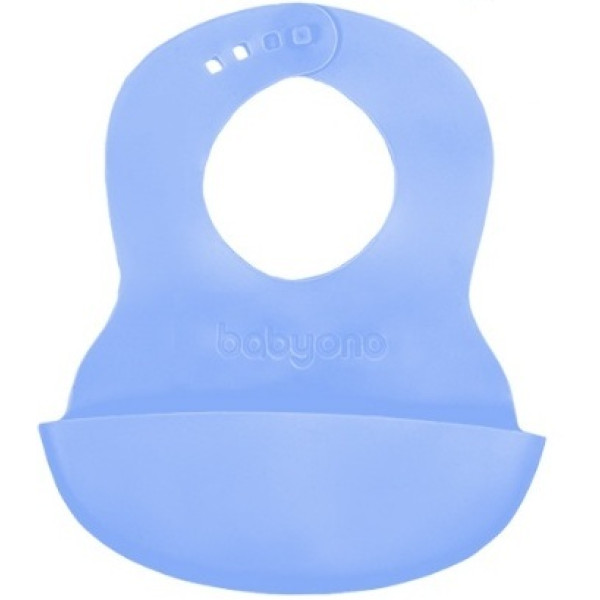 BabyOno м'який нагрудник з регульованою застібкою (колір в асорт.) (835) 5901435407523