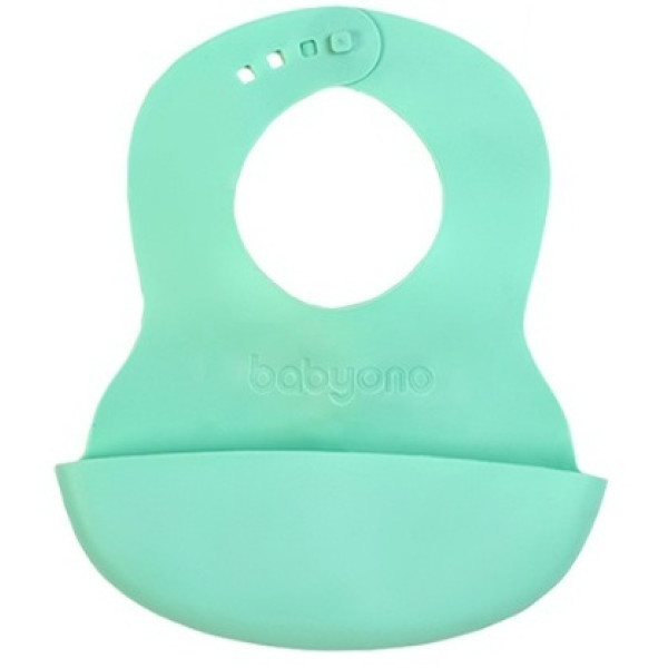 BabyOno м'який нагрудник з регульованою застібкою (колір в асорт.) (835) 5901435407523