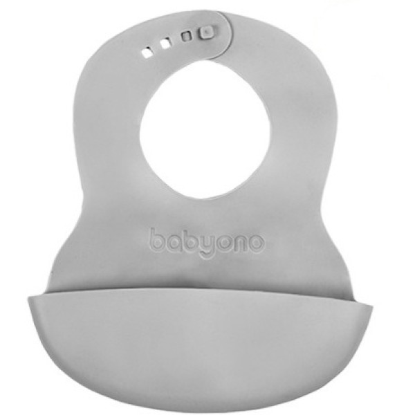 BabyOno м'який нагрудник з регульованою застібкою (колір в асорт.) (835) 5901435407523