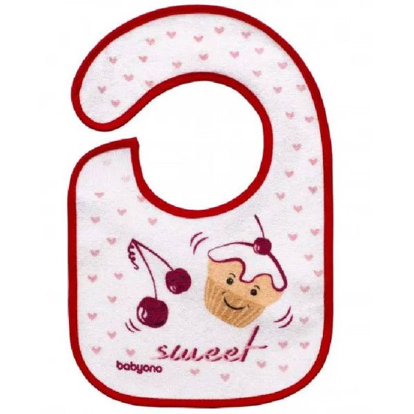 BabyOno Нагрудник махровий Eat and I Grow (831) 5901435407615