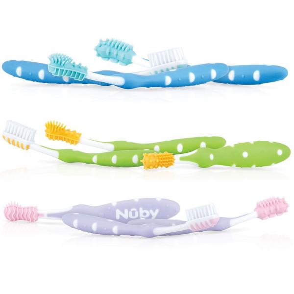 Nuby Набір із зубних щіток (754) колір в асорт.