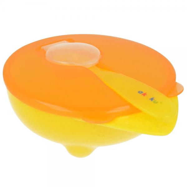 Akuku Тарілочка з кришкою і ложкою A0255 (колір в асорт.) 5907644002559