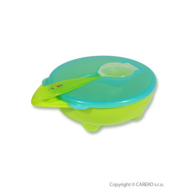 Akuku Тарілочка з кришкою і ложкою A0255 (колір в асорт.) 5907644002559