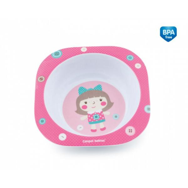 Canpol Тарілка з меламіну Toys (колір в асорт.) 4/522