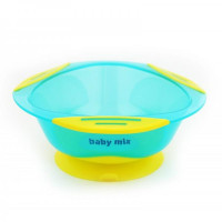 Baby Mix Тарілочка на присосці RA-D2-1100 Blue (5902216903494)