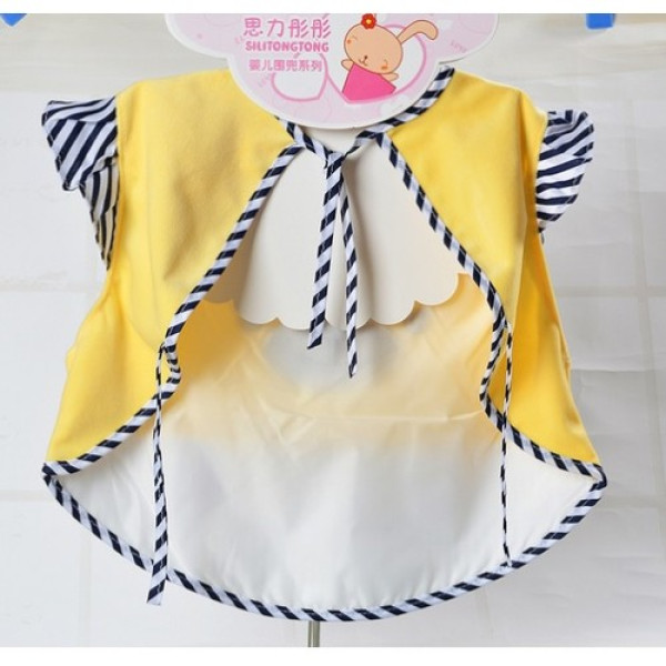 BabyLand слюнявчик з аплікацією Ведмедик у капелюсі (рожевий) (Фартук26)