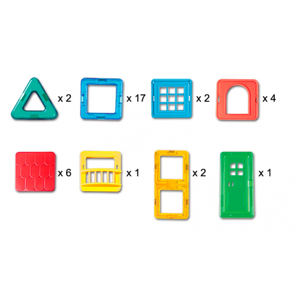 Магнікон 3D магнітний конструктор 35 деталей (MK-35)