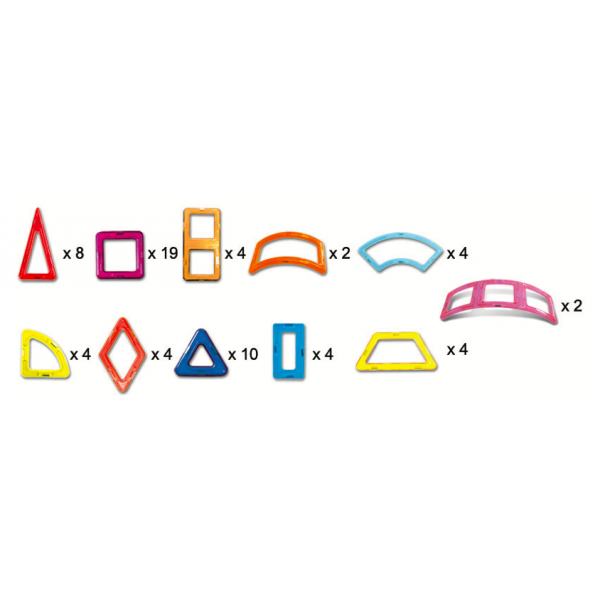 Магнікон 3D магнітний конструктор 65 деталей (MK-65)