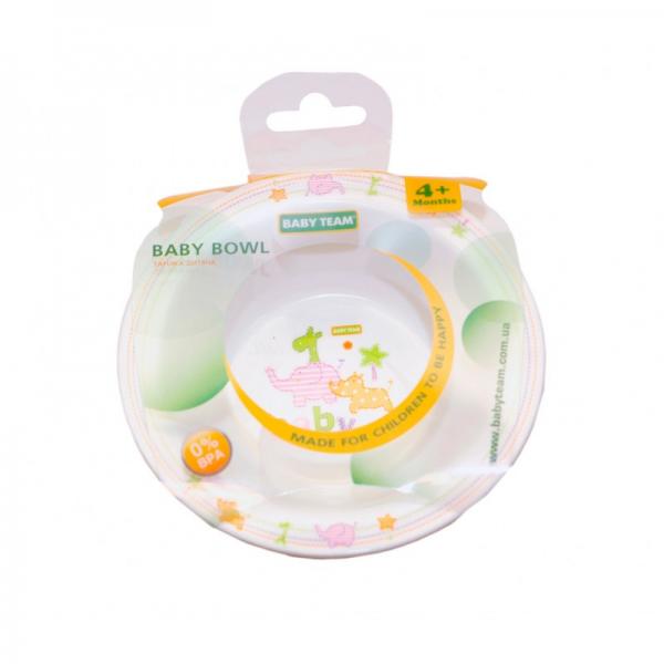 Baby Team Тарілка дитяча, 4+ 6005 (4824428060059)