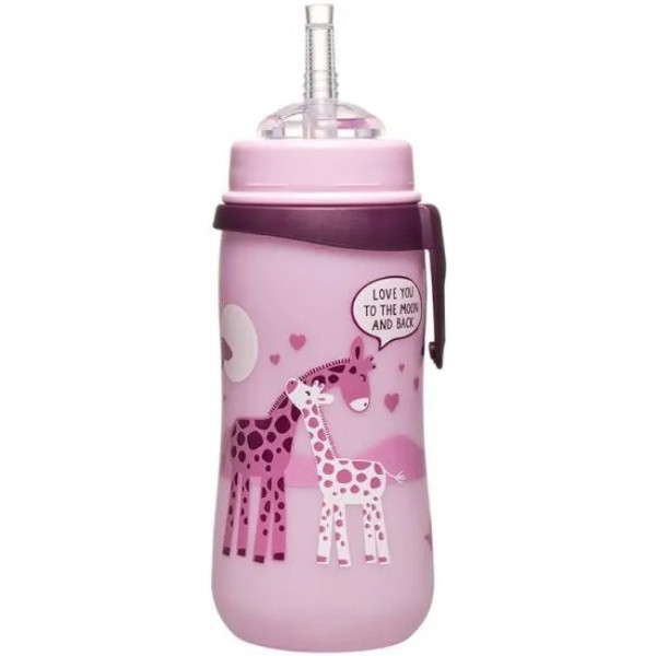 Nip Поїльник з силіконовою трубочкою Straw Cup 330 мл (35068) 4000821350687