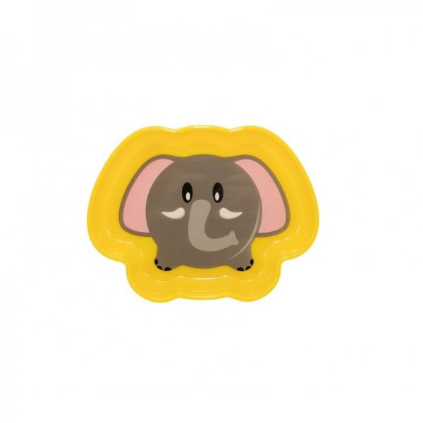 Baby Team Тарілочка дитяча глибока «Улюблені звірята», 370 мл, 6+, в асортименті 6011 (4824428060110)