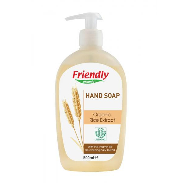 Friendly Organic Органічне рідке мило з рисовим екстрактом, 500 мл (8680088180621)