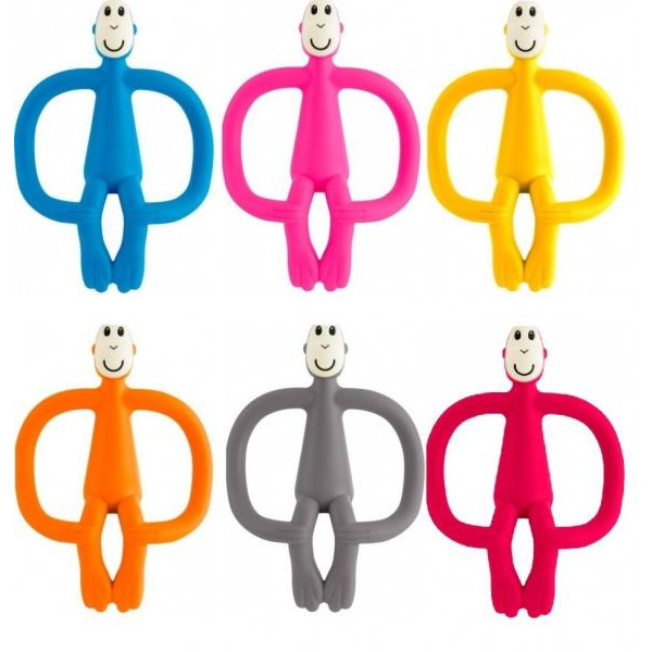 Matchstick Monkey Іграшка-прорізувач силіконовий Мавпочка Original MM-T (колір в асорт)