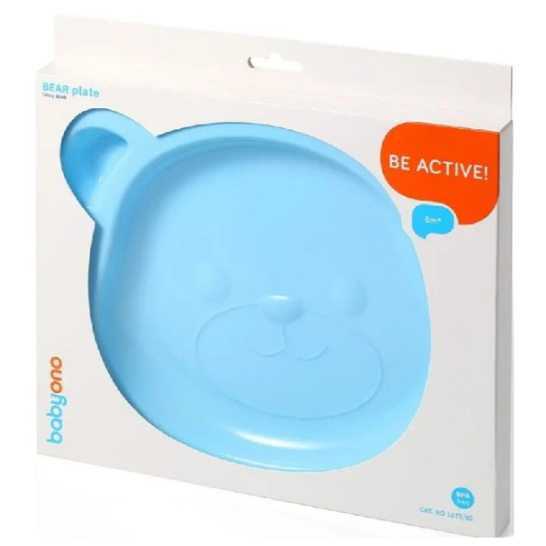 BabyOno Тарілка секційна Bear (1073/02)