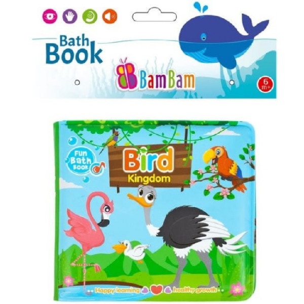 BamBam Книжка для купання Пташки 432480 (5903246436990)