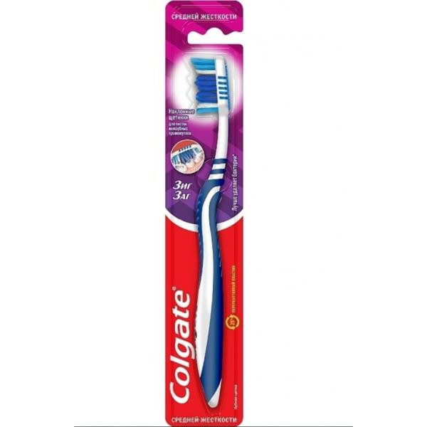Colgate Зубна щітка ЗигЗаг Плюс середньої жорсткості, 1шт. 6001067004943