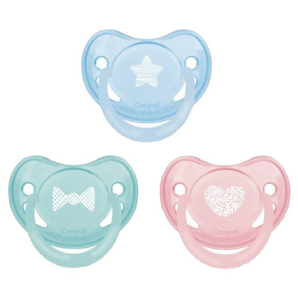 Canpol Пустушка силіконова кругла Pastelove від 0-6 місяців (22/422) 1 шт (колір в асорт.) 5903407224220